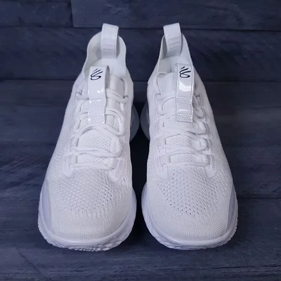 UNDER ARMOUR Steph Curry 8 Iridium Basketball Shoes Mens 7 Womens 8.5 White